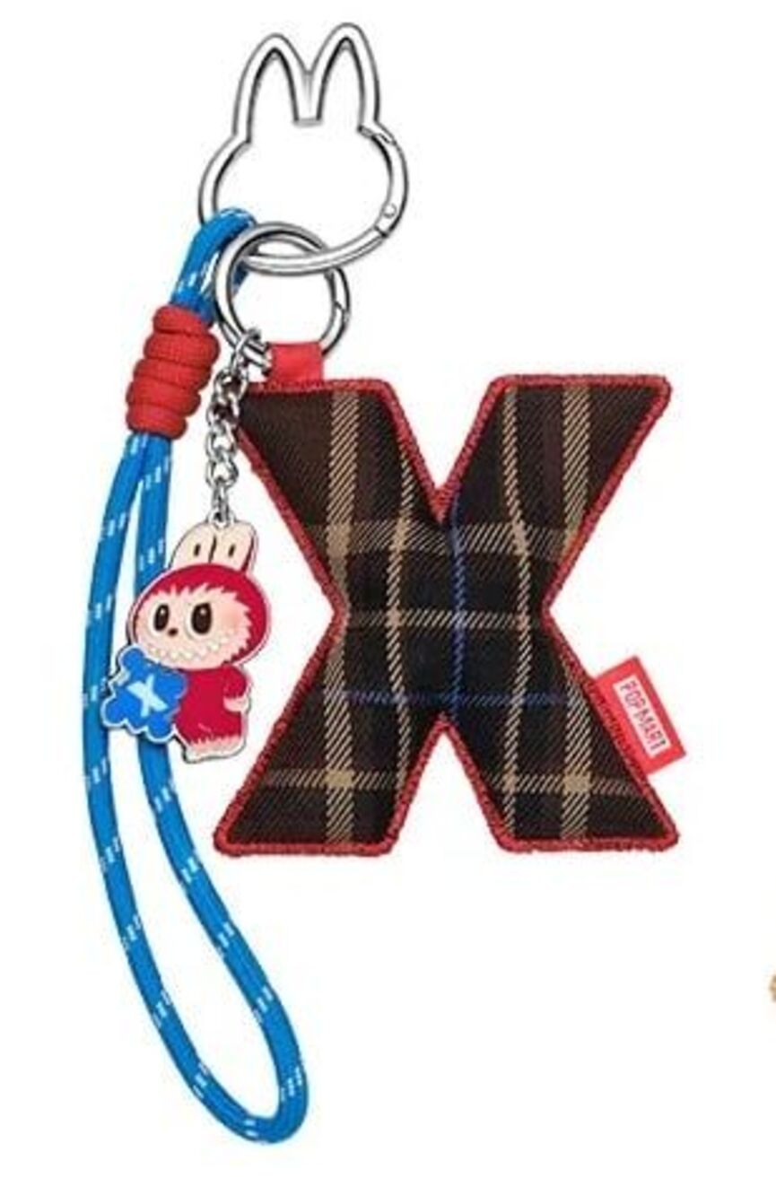 POP MART THE MONSTERS LABUBU Pin for Love Series Letter Pendant (X)